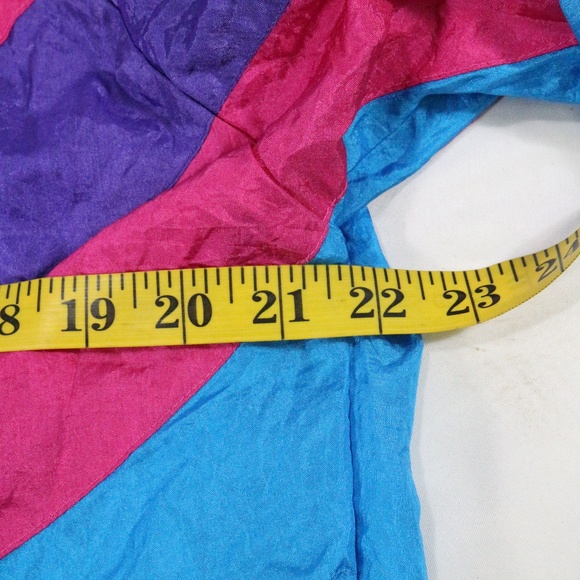 VTG Longstreet Missy 80s Multicolor Track Jacket - Picture 8 of 8